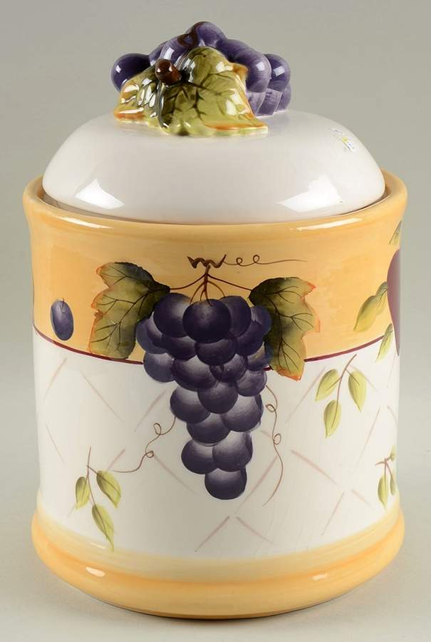 Sonoma Villa Large Canister & Lid by Home Interiors-1