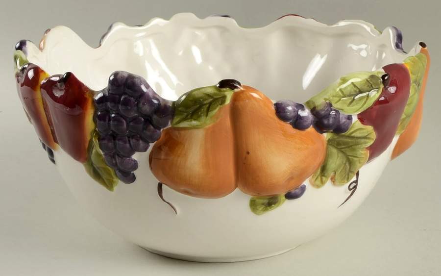 Sonoma Villa 9" Salad Serving Bowl by Home Interiors-1