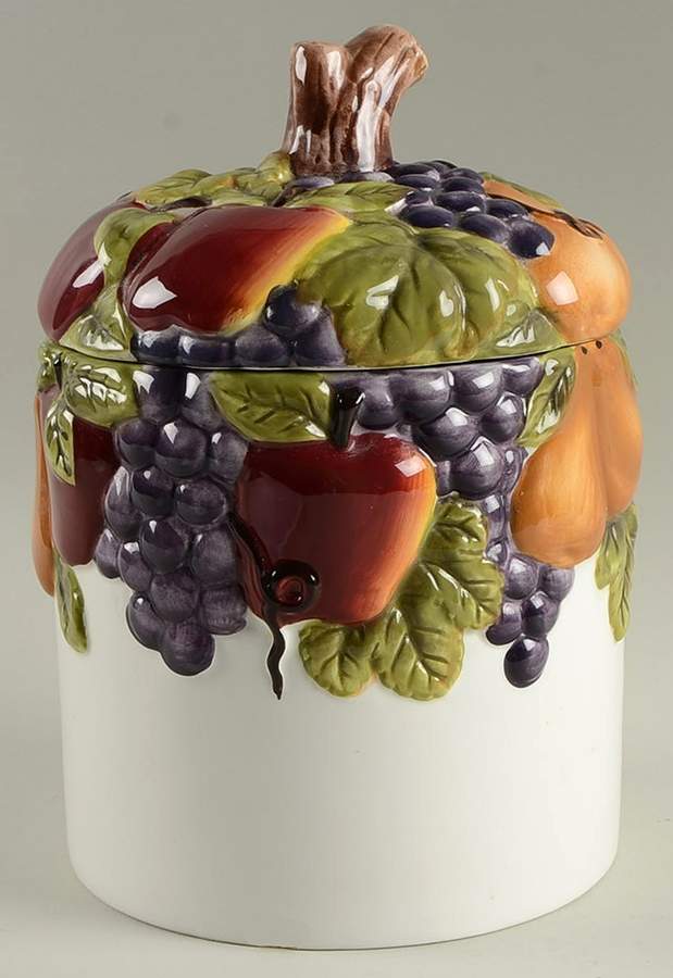 Sonoma Villa Large Canister & Lid by Home Interiors-1