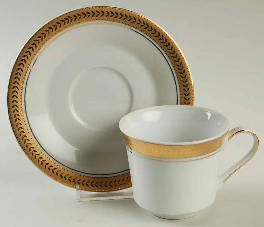 HCH31 Flat Cup & Saucer Set by Horchow-1