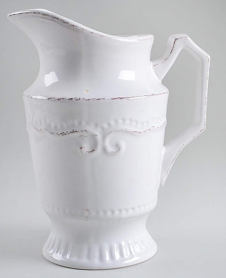 Capri White 56 Oz Pitcher by Home Accents-1