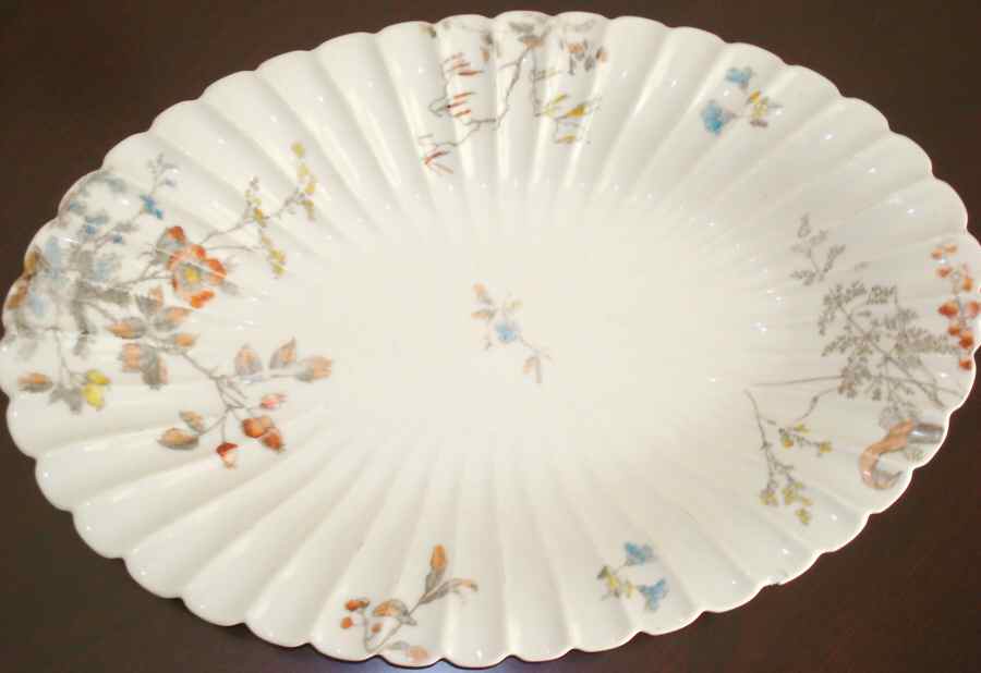 H4394 12" Oval Serving Platter by Haviland-1