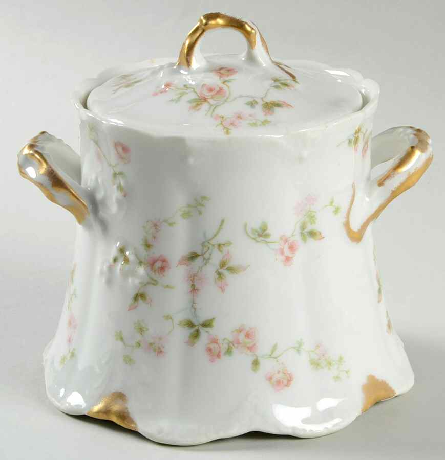 H4396 Sugar Bowl & Lid by Haviland-1