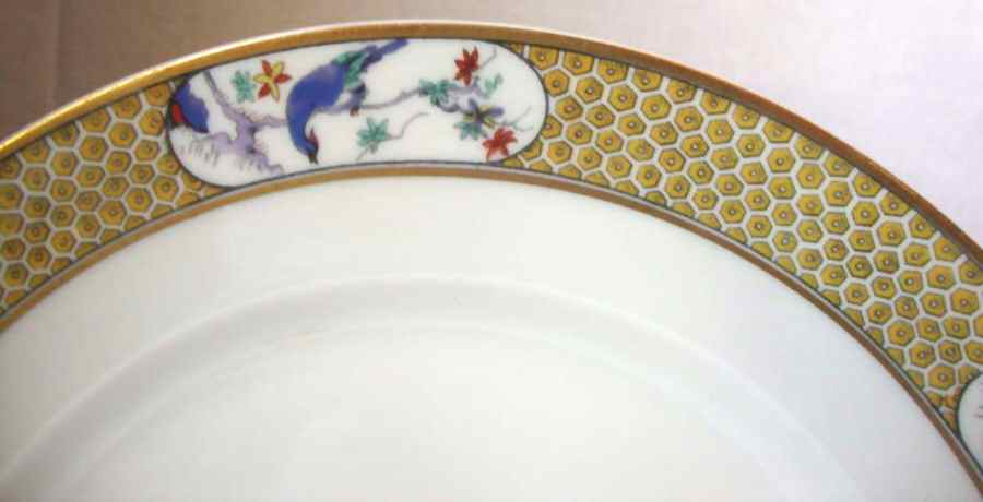 Montmery (Birds, Yellow) Dinner Plate by Haviland-1