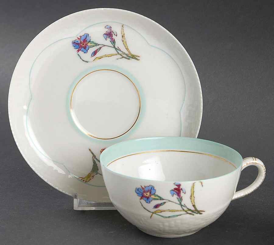 H4405 Flat Cup & Saucer Set by Haviland-1