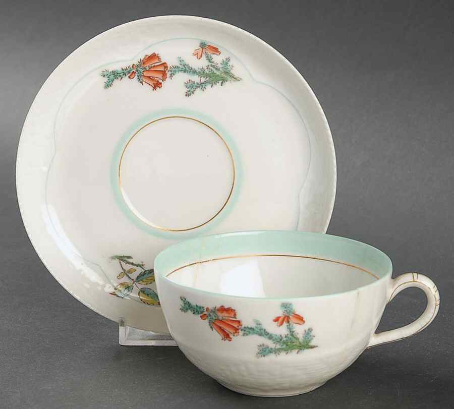 H4405 Flat Cup & Saucer Set by Haviland-1