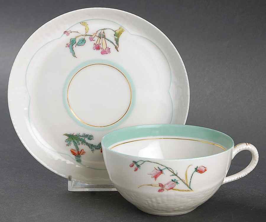 H4405 Flat Cup & Saucer Set by Haviland-1