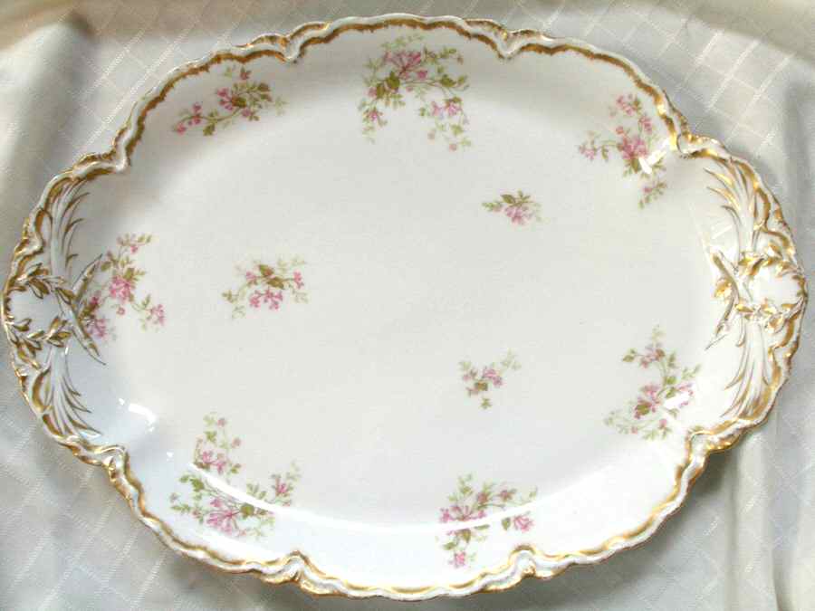 Schleiger 445-2 12" Oval Serving Platter by Haviland-1