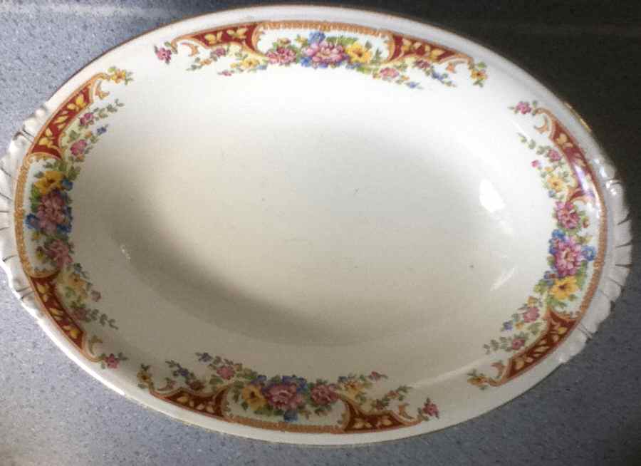 N202 9" Oval Vegetable Bowl by Homer Laughlin -1