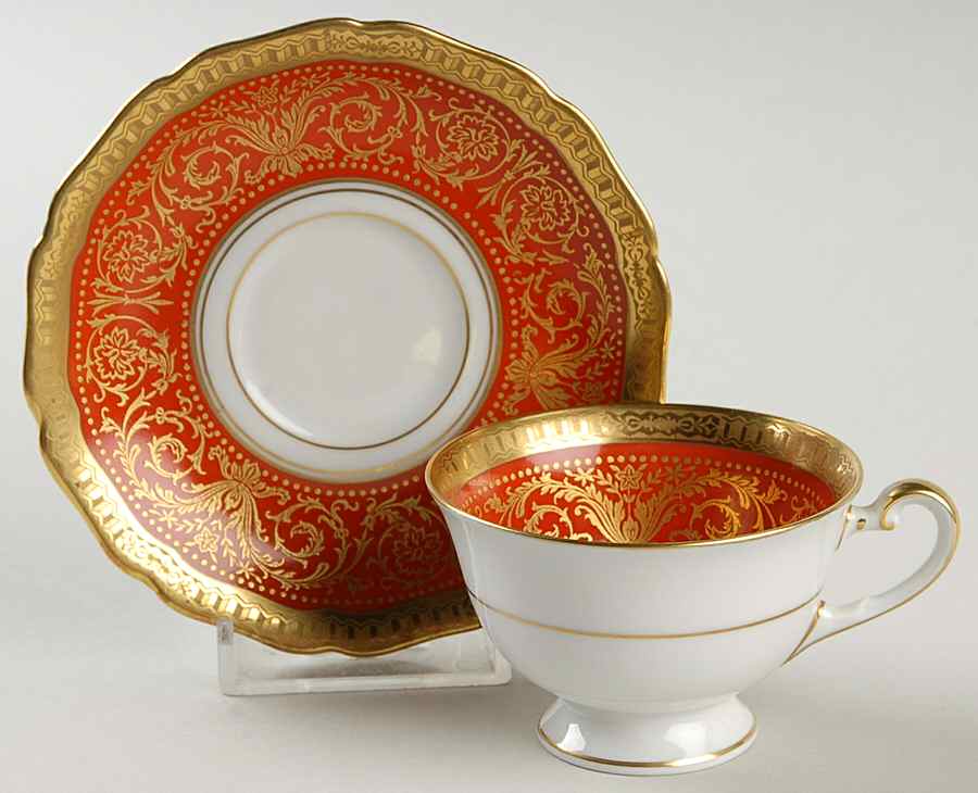 02673 Footed Demitasse Cup & Saucer Set by Hutschenreuther-1
