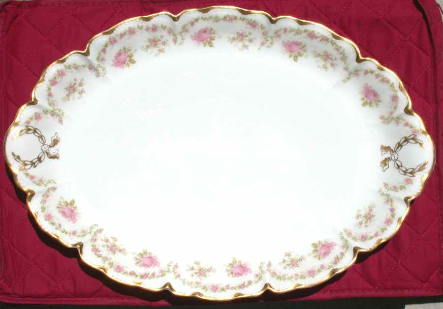 Schleiger 1143-2 14" Oval Serving Platter by Haviland-1