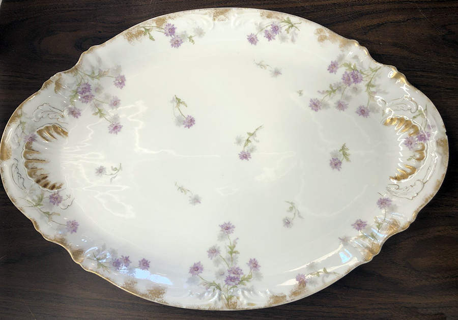 Schleiger 164-9 21" Oval Serving Platter by Haviland-1