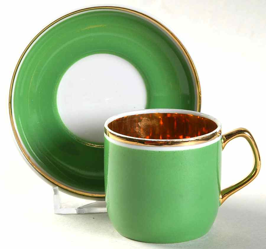 HLH5 Flat Demitasse Cup & Saucer Set by Hollohaza-1
