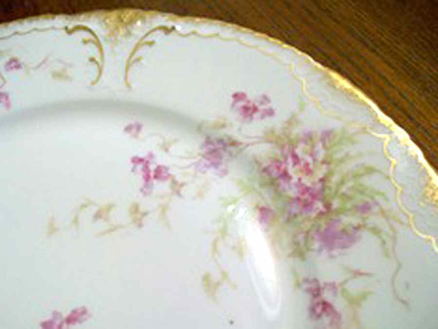 Schleiger 147-17 Dinner Plate by Haviland-1