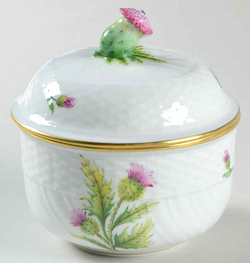 Char (Char) Sugar Bowl & Lid by Herend-1