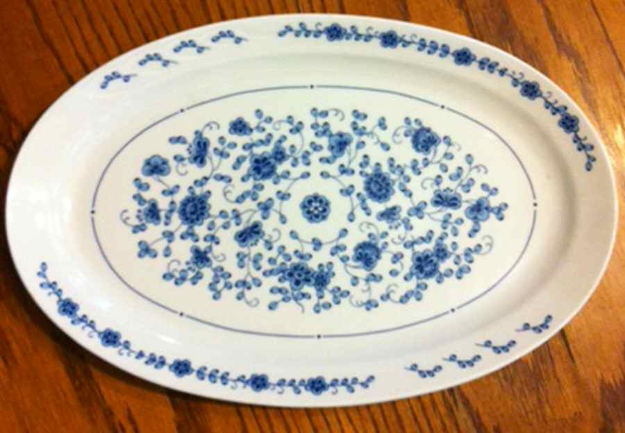 HEP55 12" Oval Serving Platter by Graf Von Henneberg-1