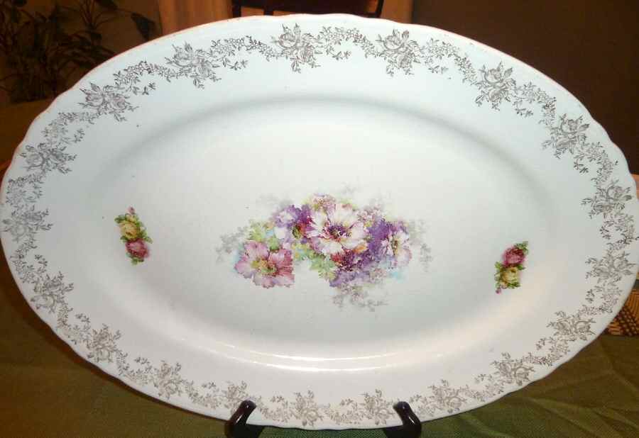 HLC3985 12" Oval Serving Platter by Homer Laughlin -1