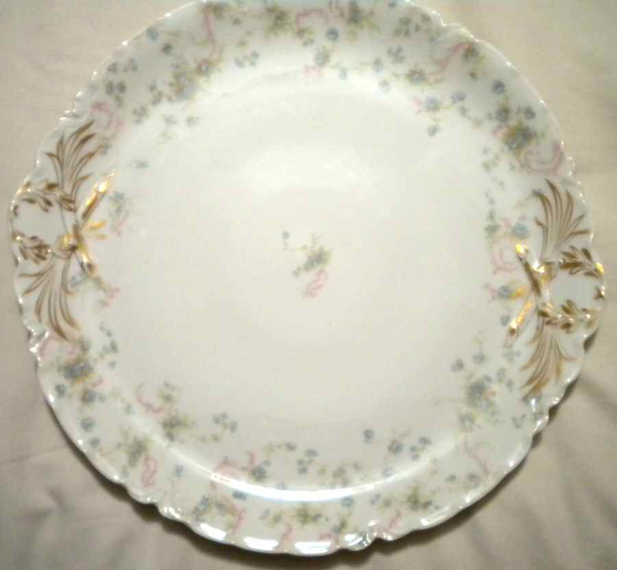 Schleiger 57-15 Handled Cake Plate by Haviland-1