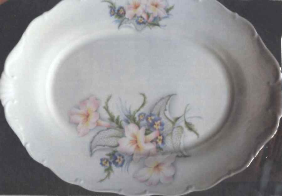 HCZ179 18" Oval Serving Platter by Haas-Czjzek Coronado-1