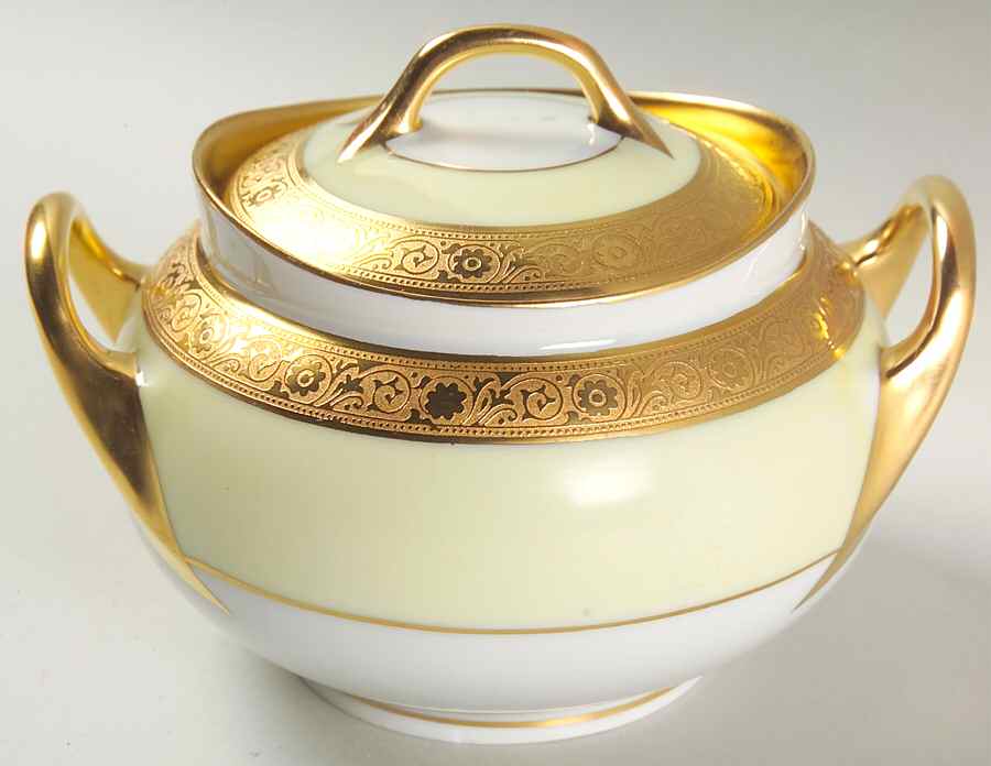 HUT5 Reverse Sugar Bowl & Lid by Hutschenreuther-1