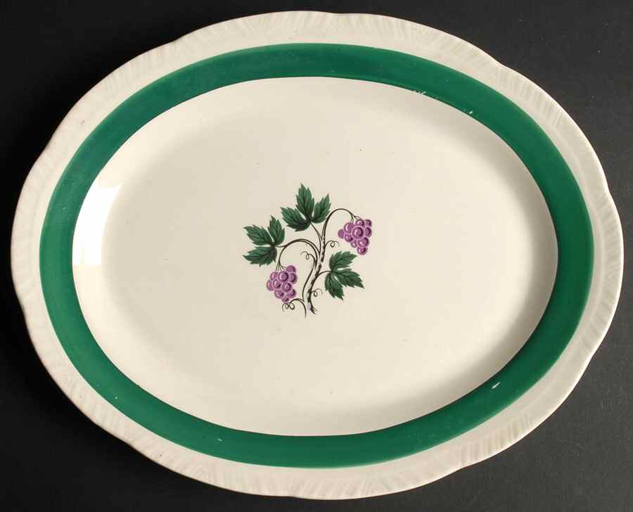 HLC3987 13" Oval Serving Platter by Homer Laughlin -1