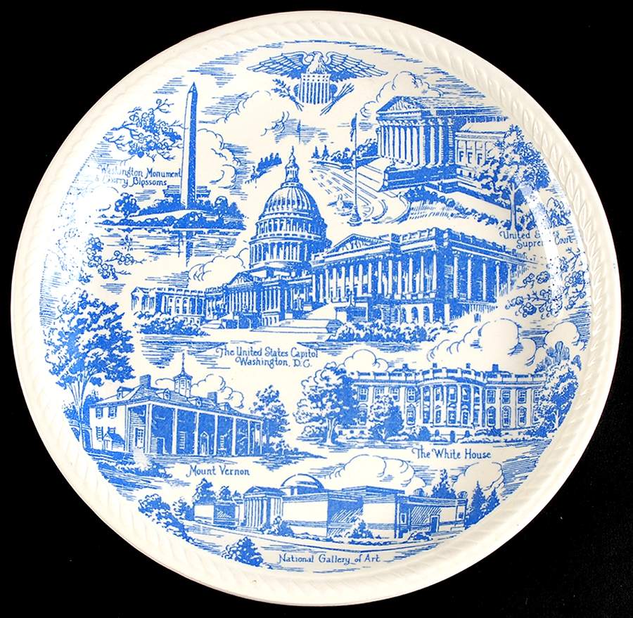 Washington, D.C. Souvenir Dinner Plate by Homer Laughlin -1