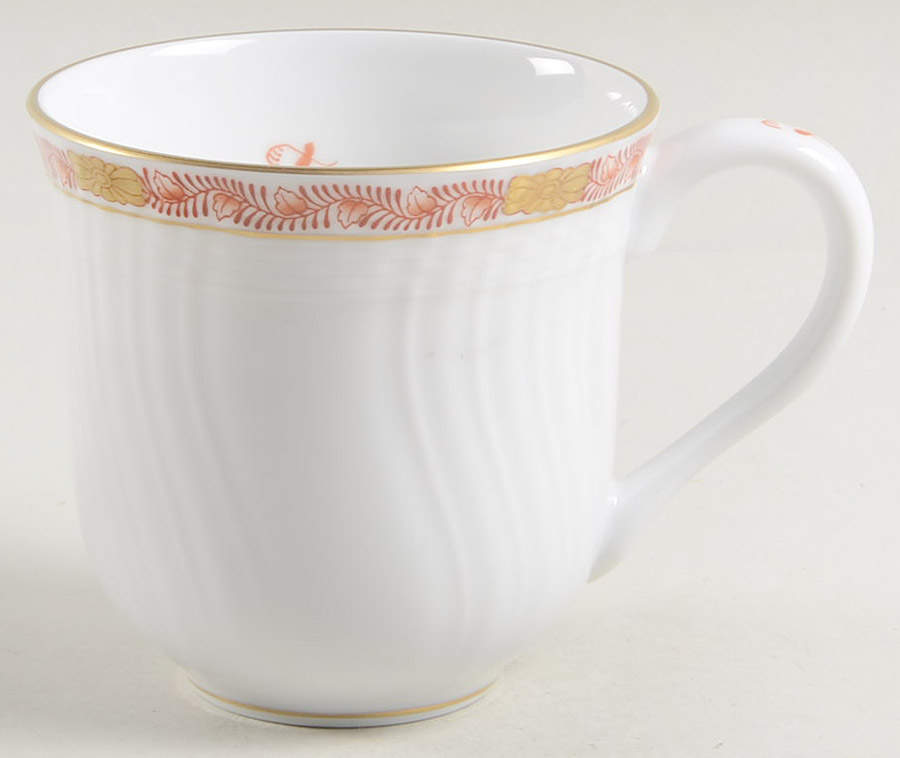 Chinese Bouquet Garland Rust Mug by Herend-1
