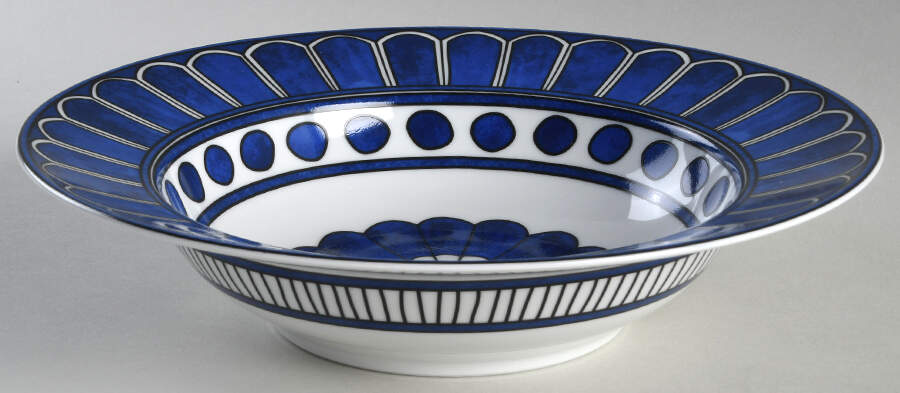 Bleus d'Ailleurs 9" Individual Pasta Bowl by Hermes-1