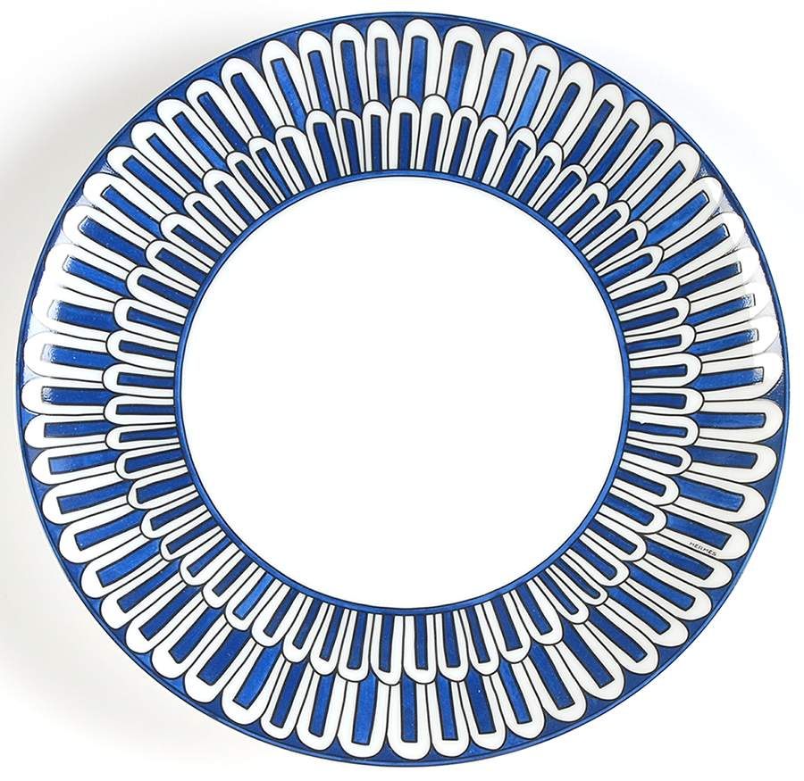 Bleus d'Ailleurs Salad/Dessert Plate by Hermes-1
