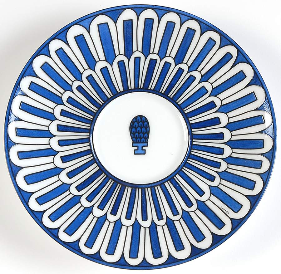 Bleus d'Ailleurs Saucer by Hermes-1