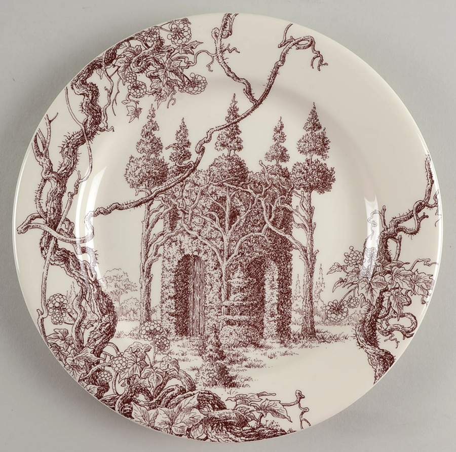 Les Maisons Enchantees Salad/Dessert Plate by Hermes-1