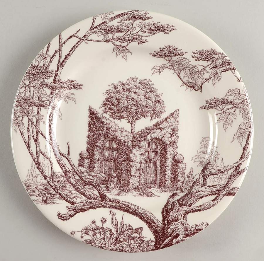 Les Maisons Enchantees Salad/Dessert Plate by Hermes-1