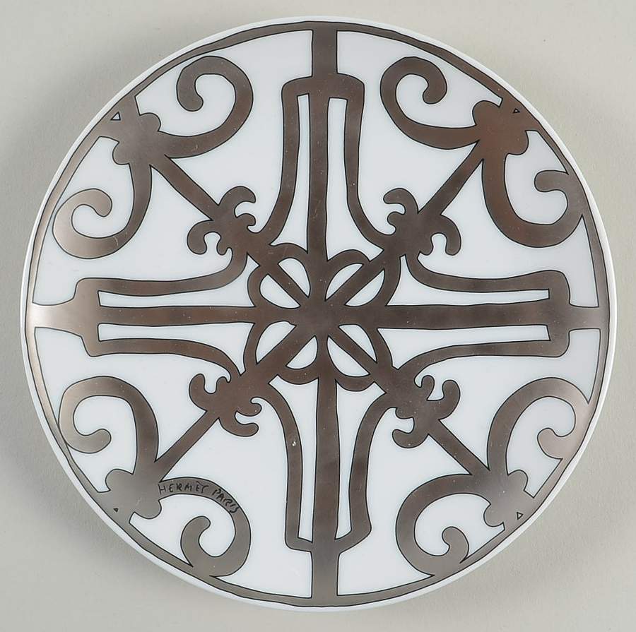 Balcon du Guadalquivir Platinum Bread & Butter Plate by Hermes-1
