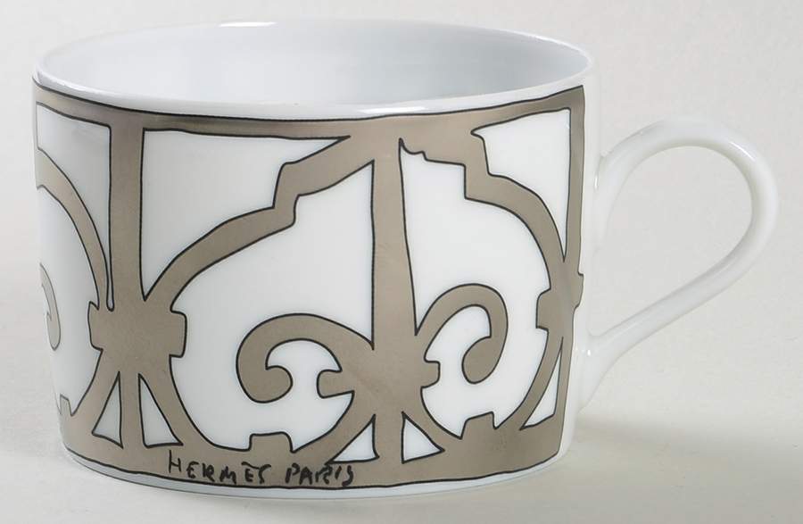 Balcon du Guadalquivir Platinum Flat Cup by Hermes-1