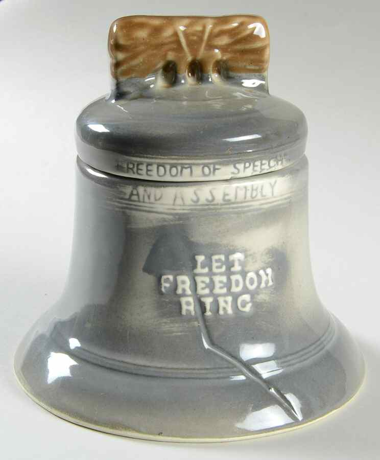 Let Freedom Ring Candy Jar & Lid by House of Webster-1