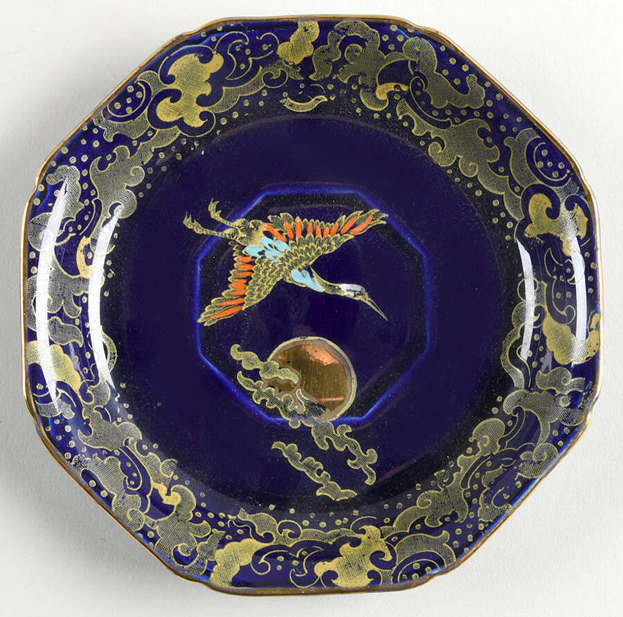 Golden Moon Saucer for Flat Cup by Hales, Hancock & Godwin-1