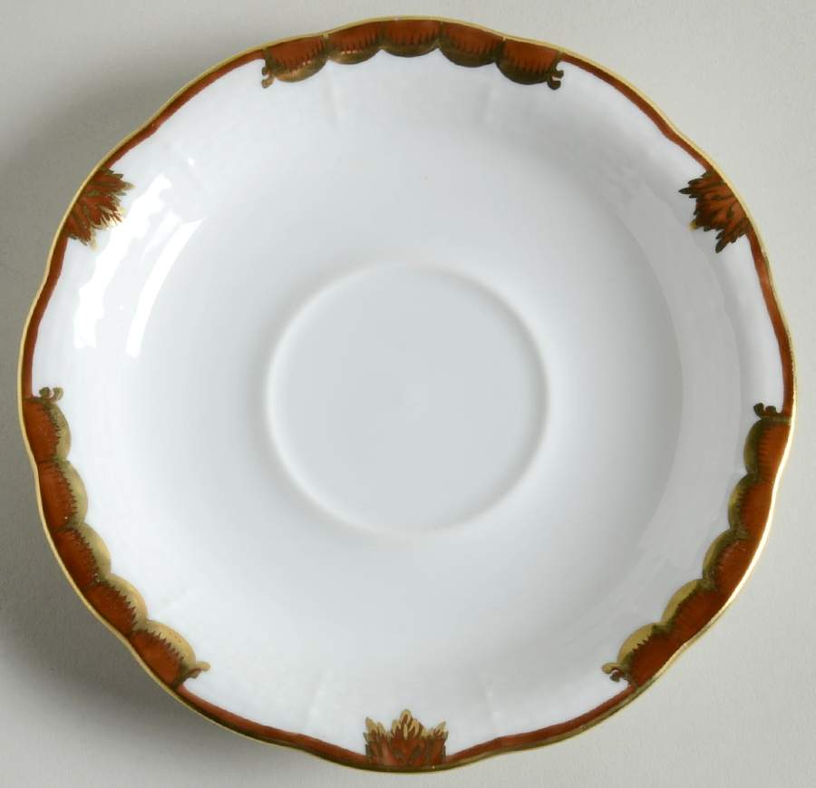 Princess Victoria Brown Saucer by Herend-1