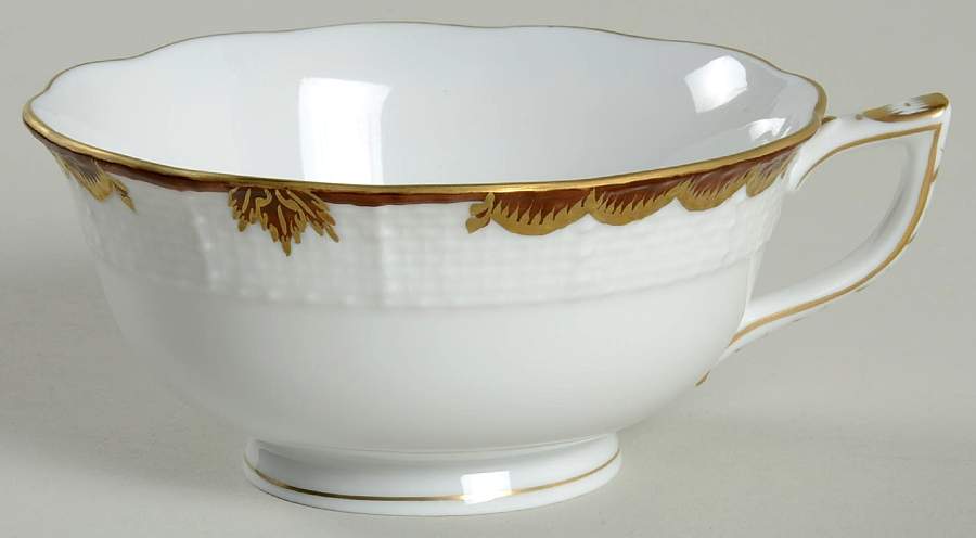 Princess Victoria Brown Footed Cup by Herend-1