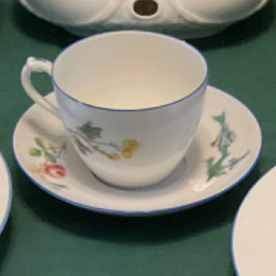 H4294 Flat Cup & Saucer Set by Haviland-1