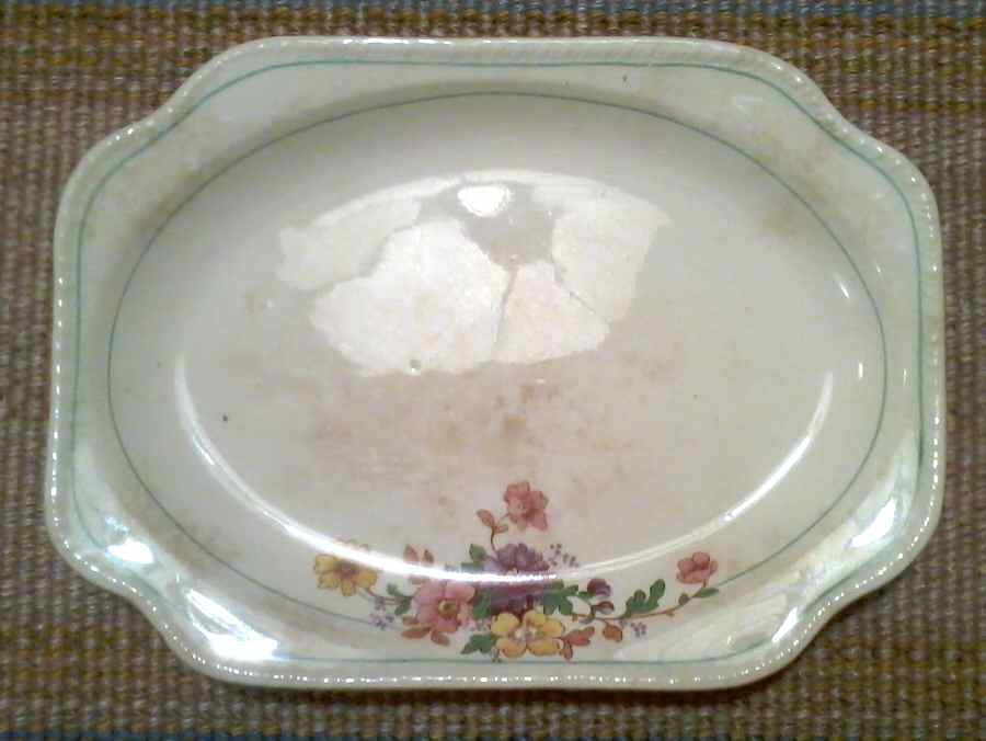 1640 8" Oval Vegetable Bowl by Harker-1