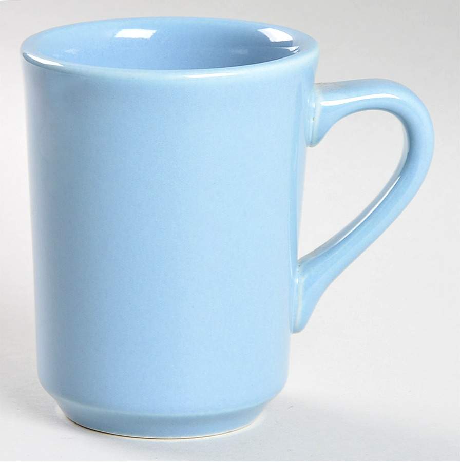 Colorations Turquoise Mug by Homer Laughlin -1