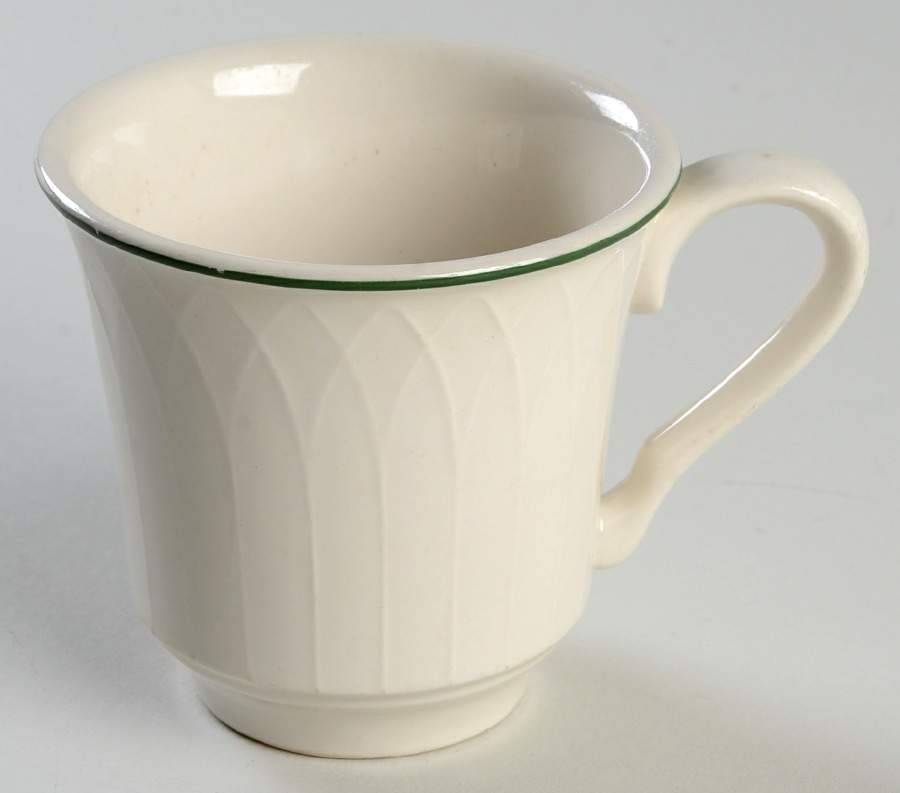 Monterey Green Flat Cup by Homer Laughlin -1