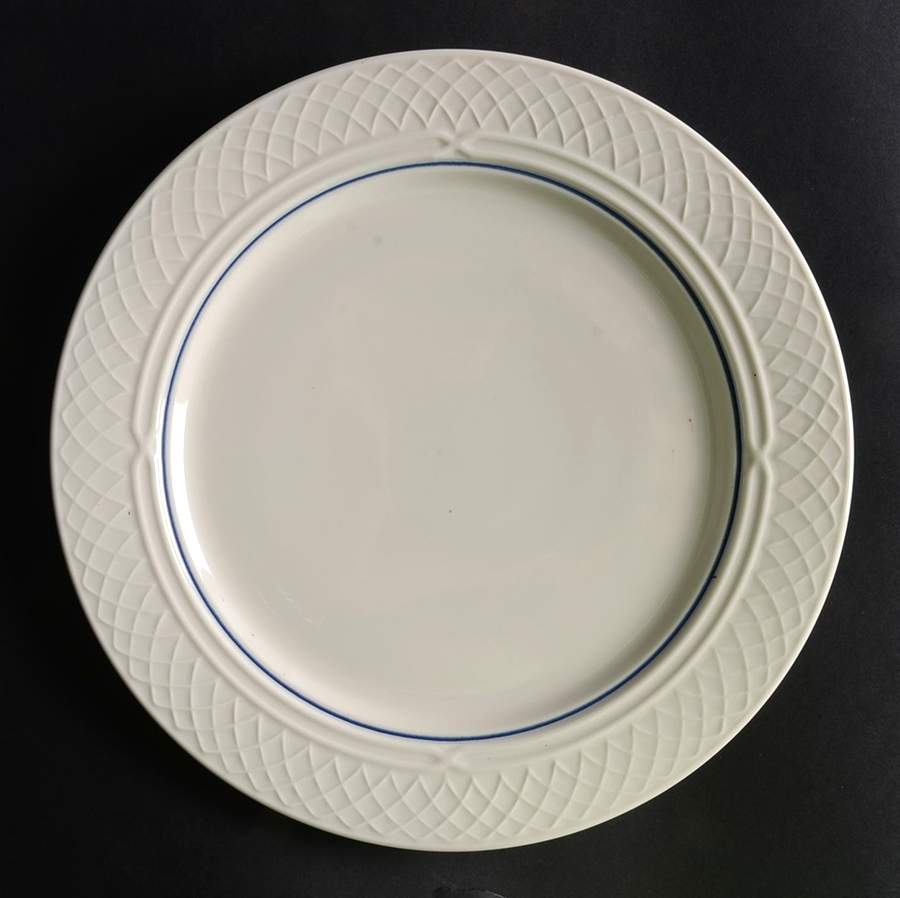 Jade Cobalt Blue Dinner Plate by Homer Laughlin -1