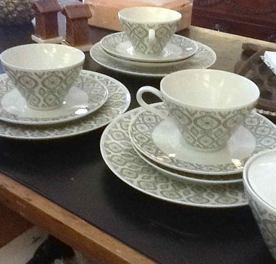 19205 Flat Cup & Saucer Set by Heinrich - H&C-1