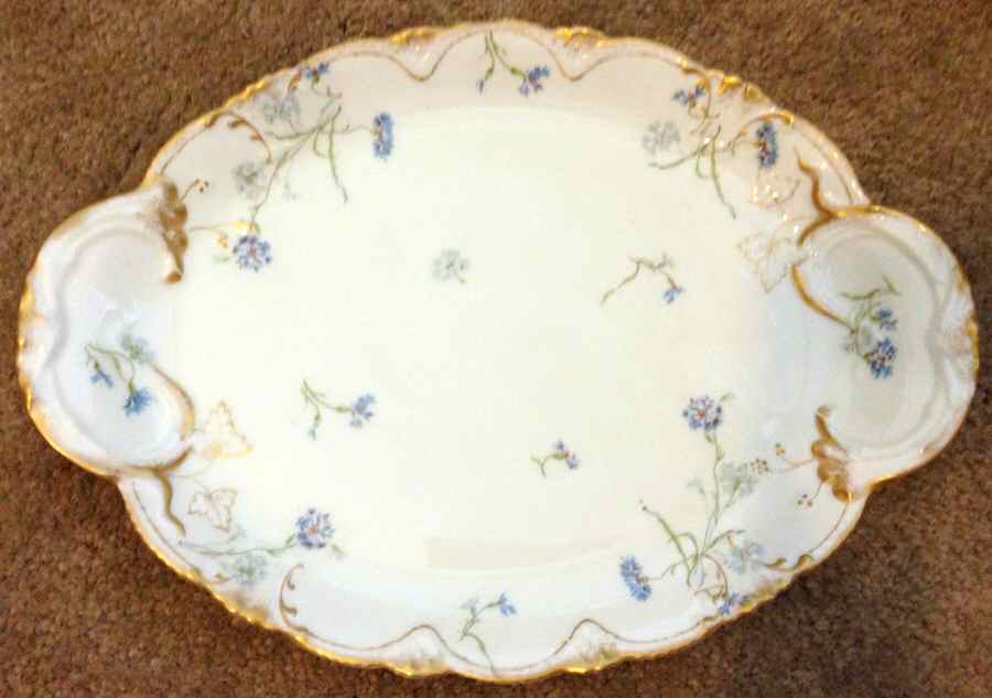 H4515 12" Oval Serving Platter by Haviland-1