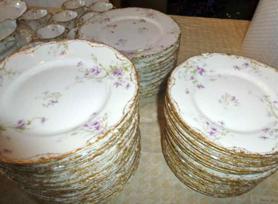 Schleiger 148-12 Dinner Plate by Haviland-1