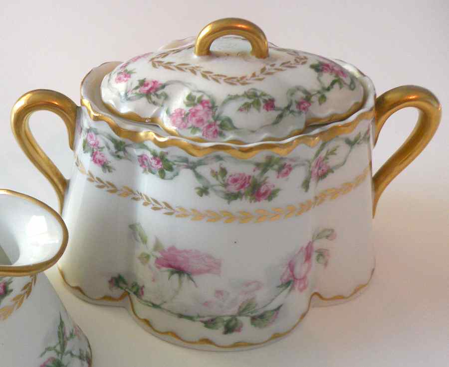 H4408 Sugar Bowl & Lid by Haviland-1