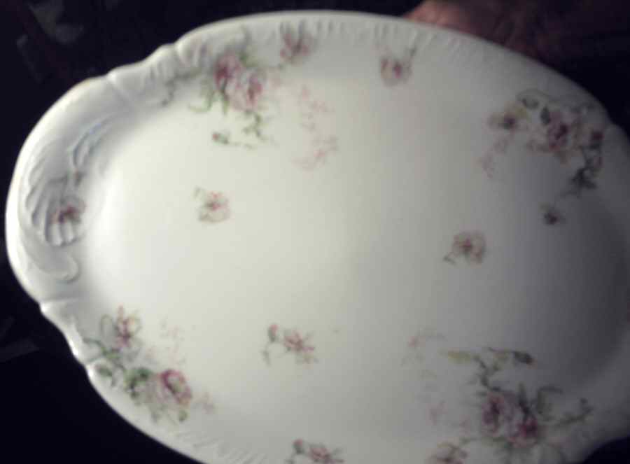 Schleiger 607-15 14" Oval Serving Platter by Haviland-1