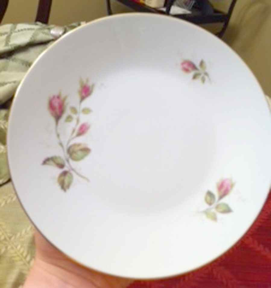 HUT1472 (Gold Trim) Dessert/Pie Plate by Hutschenreuther-1