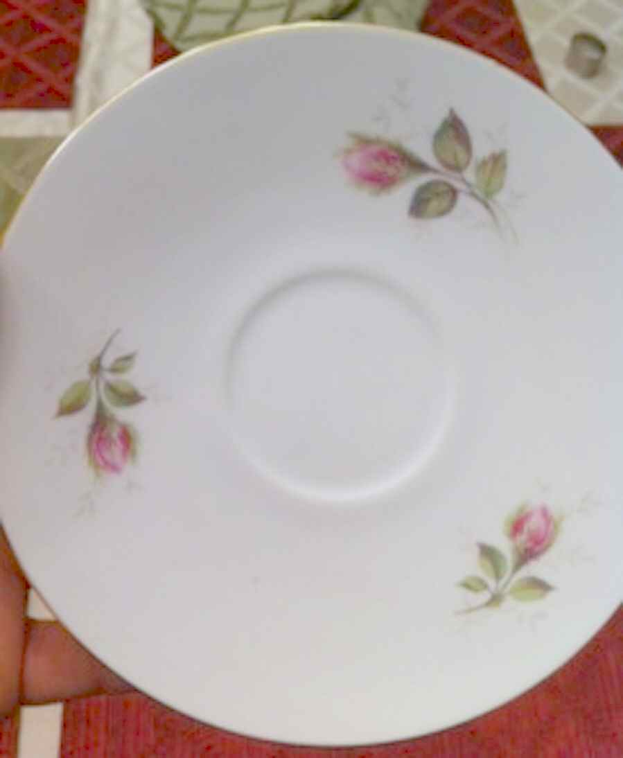 HUT1472 (Gold Trim) Saucer by Hutschenreuther-1